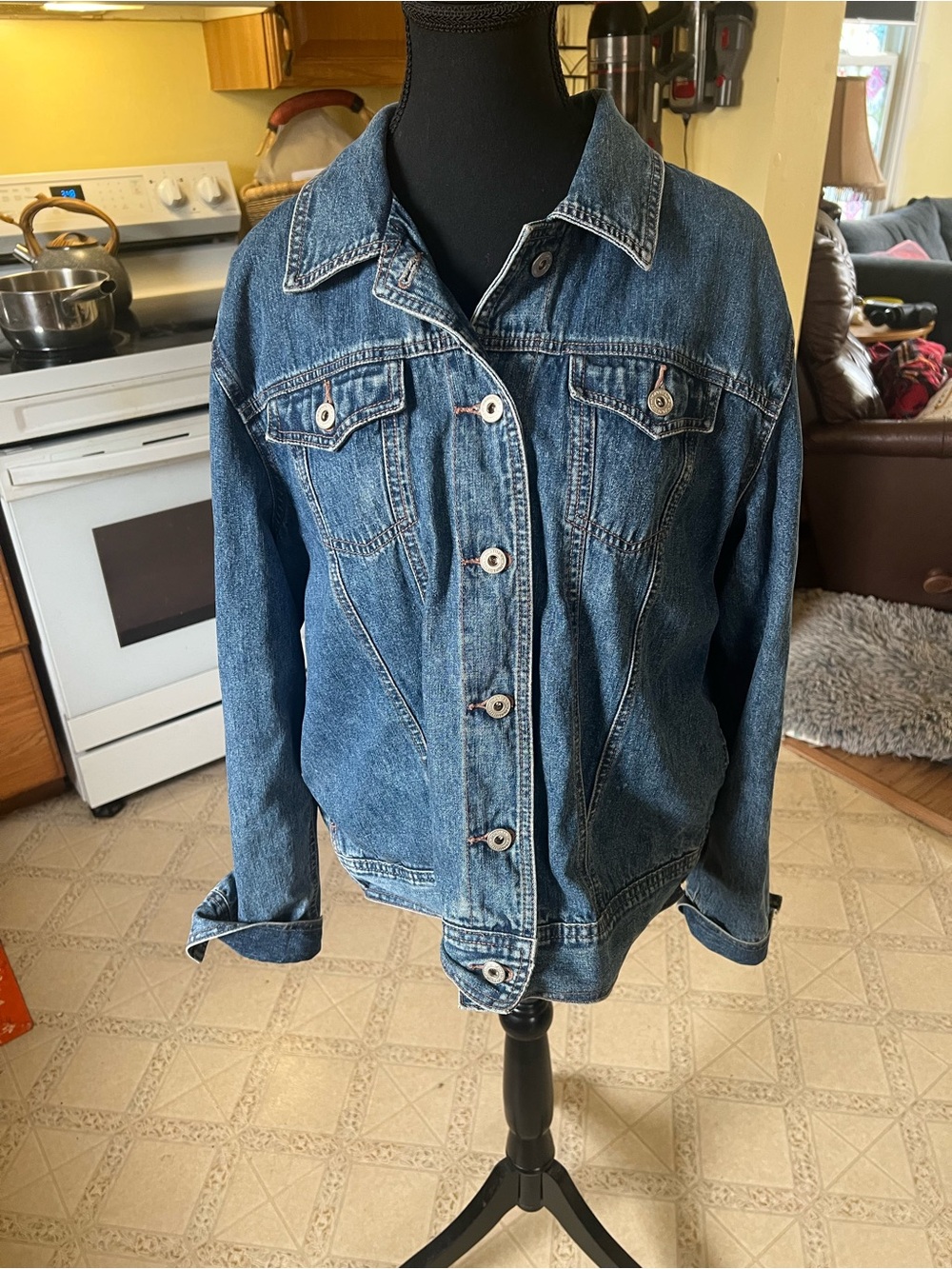 Northern Reflections Dark Blue Denim Jacket